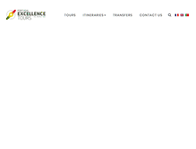 Tablet Screenshot of excellence-tours.com